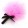 Розовый перьевой тиклер с атласной ручкой 16 см