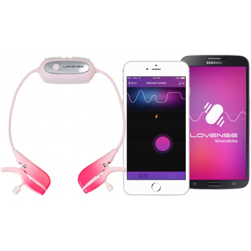 Смарт-вибромассажер для сосков Lovense Gemini Смарт-вибромассажер для сосков Lovense Gemini