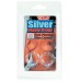 Клипсы-колечки для сосков с голубыми бусинами Silver Nipple Rings