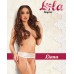 Белоснежный кружевной пояс для чулок Liana S/M