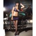 Высокие узорчатые чулки Night Patrol Police OS