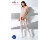 Стильный боди-комбинезон белого цвета, BS061, размер S/L