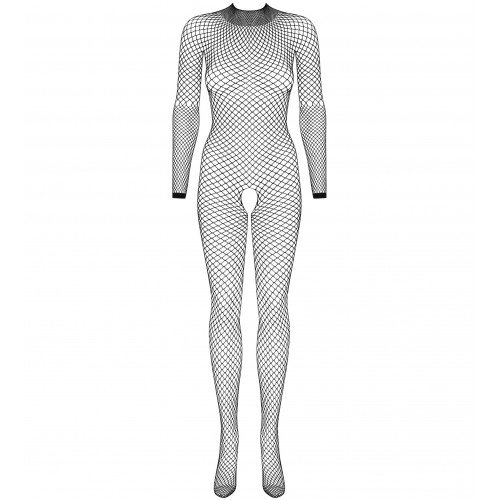 Боди-комбинезон в сетку с рукавами и открытым доступом XL/XXL Боди-комбинезон в сетку с рукавами и открытым доступом XL/XXL