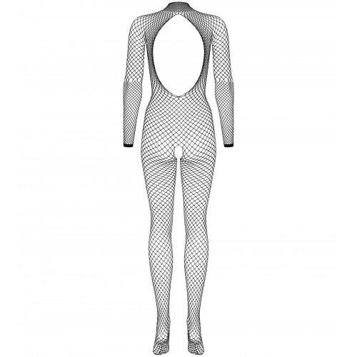Боди-комбинезон в сетку с рукавами и открытым доступом XL/XXL Боди-комбинезон в сетку с рукавами и открытым доступом XL/XXL