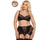 Сексуальный кружевной комплект Softline Collection Joana XL
