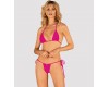 Яркое мини-бикини Bella Vista розового цвета OS