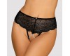 Откровенные трусики с доступом и белыми жемчужинами Pearlove XS/S