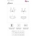 Изящный черный комплект с бежевым кружевом Louanee L/XL
