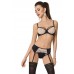 Прекрасный комплект Nea black S/M