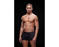 Мужские трусы-боксеры с мокрым эффектом в сеточку Envy черные L/XL