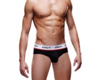 Мужские трусы-брифы на широкой резинке Envy черные S/M
