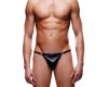Глянцевые мужские V-стринги Envy черные S/M