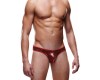 Блестящие мужские трусы-тонги Envy красные S/M