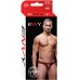 Блестящие мужские трусы-тонги Envy красные S/M