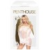 Соблазнительная прозрачная сорочка со стрингами Penthouse Lip Smacker S/M