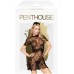 Кружевное черное мини-платье со стрингами Penthouse Poison Cookie L/XL