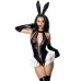 Игривый костюм зайки Glossy Stacy из материала Wetlook M