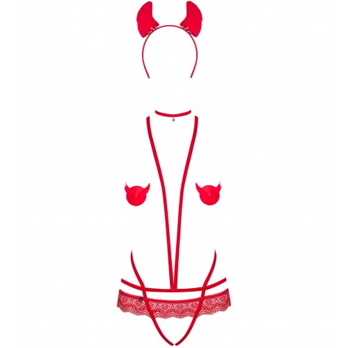 Дерзкий эротический костюм дьяволицы Evilia L/XL Дерзкий эротический костюм дьяволицы Evilia L/XL