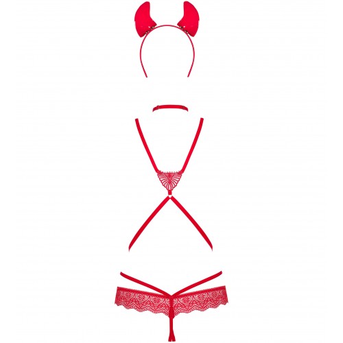 Дерзкий эротический костюм дьяволицы Evilia L/XL Дерзкий эротический костюм дьяволицы Evilia L/XL