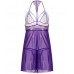 Изящный фиолетовый бэби-долл со стрингами Candy Girl Nevaeh L/XL