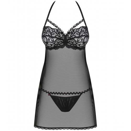 Манящий прозрачный бэби-долл и трусики-стринги Joylace S/M Манящий прозрачный бэби-долл и трусики-стринги Joylace S/M