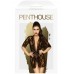 Соблазнительный черный пеньюар со стрингами Penthouse Sweet Retreat S/L