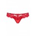 Красные стринги с сердечком на попе Obsessive 829-THO-3 S/M