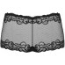 Черные трусики-шортики Obsessive 830-SHO-1 S/M