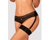 Пикантные трусики с пажами для чулок Lanelia XS/S