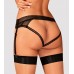 Пикантные трусики с пажами для чулок Lanelia XL/XXL