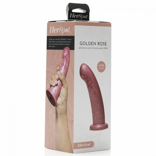 Фаллоимитатор Fleshlight Her Spot Golden Rose Large 18 см Фаллоимитатор Fleshlight Her Spot Golden Rose Large 18 см