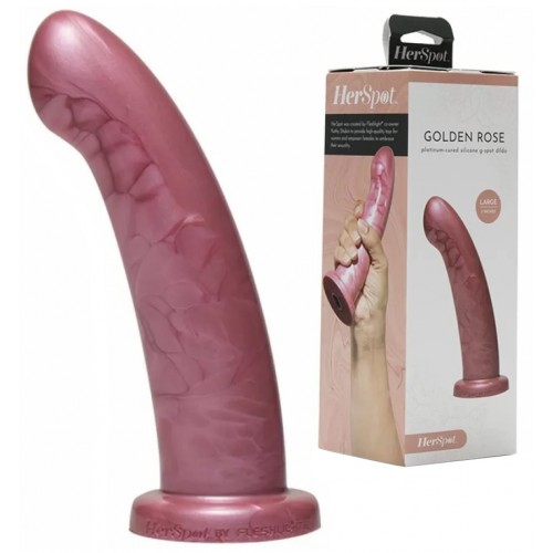 Фаллоимитатор Fleshlight Her Spot Golden Rose Large 18 см Фаллоимитатор Fleshlight Her Spot Golden Rose Large 18 см