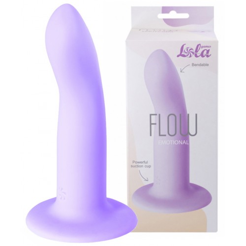 Нереалистичный фаллос на присоске Flow Emotional Purple 13 см Нереалистичный фаллос на присоске Flow Emotional Purple 13 см
