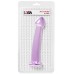 Фиолетовый фаллоимитатор Jelly Dildo M Toyfa Basic 18 см