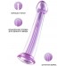 Фиолетовый фаллоимитатор Jelly Dildo M Toyfa Basic 18 см