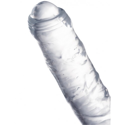 Двухголовый прозрачный фаллоимитатор Toyfa Double Dildo 40 см Двухголовый прозрачный фаллоимитатор Toyfa Double Dildo 40 см