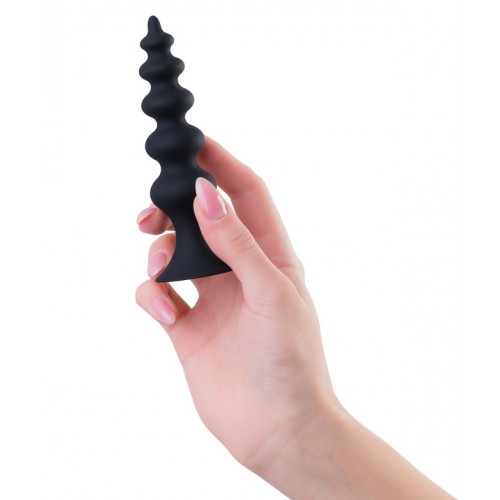 Черная анальная елочка Popo Pleasure by Toyfa Indi Черная анальная елочка Popo Pleasure by Toyfa Indi