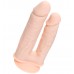 Двойной фаллоимитатор с присоской RealStick Silicone Armie H 19 см