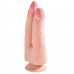 Двойной фаллос с присоской King Cock Triple Density Double Penetration 24 см