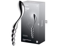 Анальный стальной стимулятор-елочка для точки G Satisfyer Star Force 1