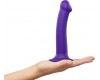 Фаллоимитатор Strap-On-Me Dildo Dual Density Semi-Realistic M фиолетовый 18 см