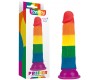 Радужный фаллоимитатор Prider Dildo 19 см