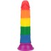 Радужный фаллоимитатор Prider Dildo 19 см