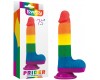 Радужный фаллоимитатор Prider Dildo 20 см