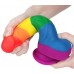 Радужный фаллоимитатор Prider Dildo 23 см