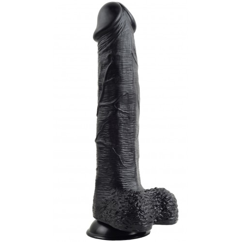 Фаллос-гигант черного цвета X-Men Geoff Cock 30 см Фаллос-гигант черного цвета X-Men Geoff Cock 30 см