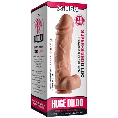 Рельефный фаллоимитатор X-Men Huge Dildo 36 см Рельефный фаллоимитатор X-Men Huge Dildo 36 см