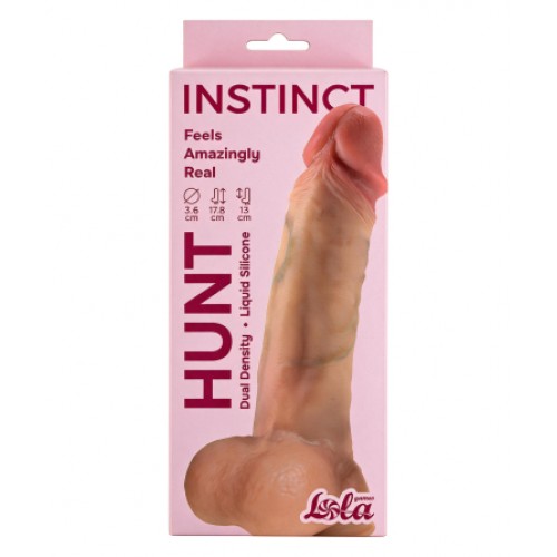 Реалистичный фаллоимитатор на присоске Instinct Hunt 18 см Реалистичный фаллоимитатор на присоске Instinct Hunt 18 см