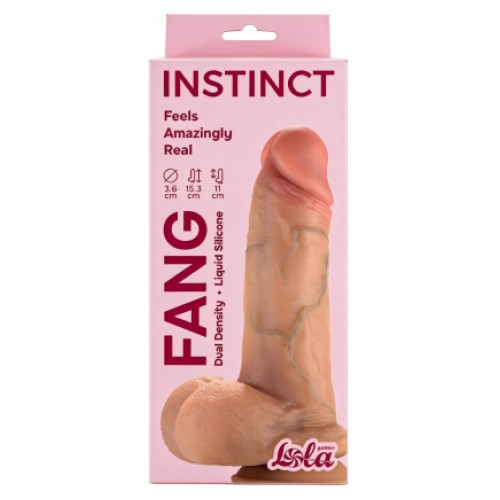 Реалистичный фаллоимитатор на присоске Instinct Fang 15 см Реалистичный фаллоимитатор на присоске Instinct Fang 15 см