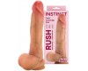Реалистичный фаллоимитатор на присоске Instinct Rush 18 см